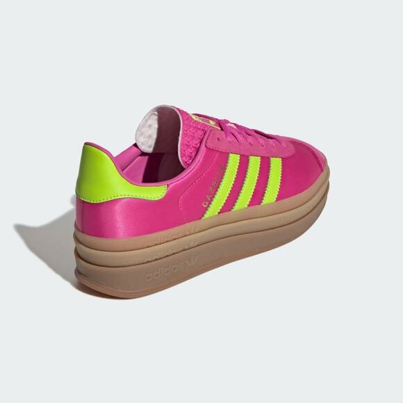 Adidas Gazelle Women’s Pink/Green Bold Sneakers - Picture 5 of 8
